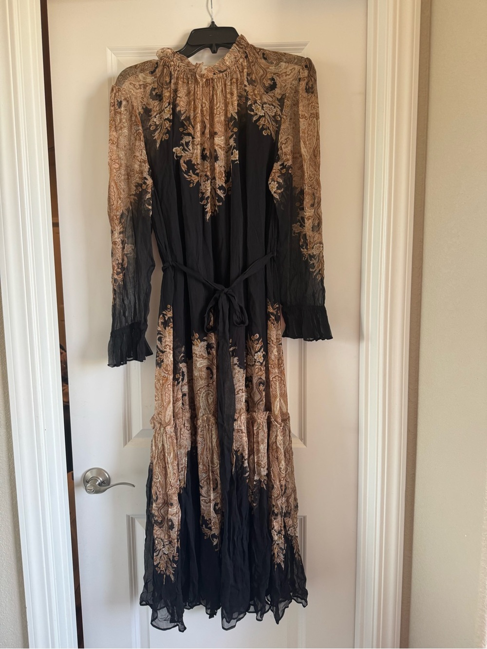 Zimmermann Paisley Long-Sleeve Midi Dress - Picture 6 of 11